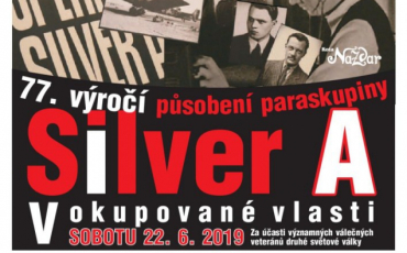 Plakát na letošní akci k uctění památky členů paraskupiny Silver A