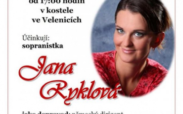 Jana Ryklová - sopranistka - ve Velenicích