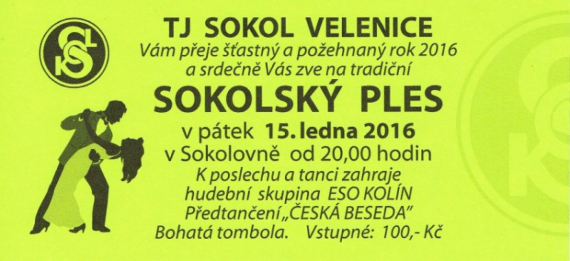Ples TJ Sokol Velenice